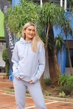 Load image into Gallery viewer, Unisex Serene Blue Hamsa Hand Hoodie