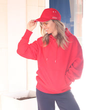 Load image into Gallery viewer, Unisex Red Namaste Hoodie