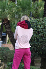 Load image into Gallery viewer, Ladies Melange Pink Mandala Round Neck Sweater