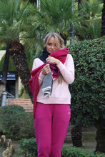 Load image into Gallery viewer, Ladies Melange Pink Mandala Round Neck Sweater