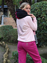 Load image into Gallery viewer, Ladies Melange Pink Mandala Round Neck Sweater