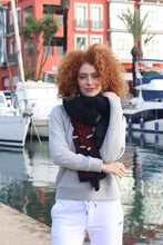 Load image into Gallery viewer, Ladies Sacred Images Melange Grey Round Neck Sweater