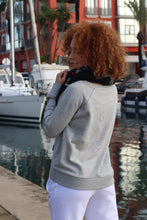 Load image into Gallery viewer, Ladies Sacred Images Melange Grey Round Neck Sweater