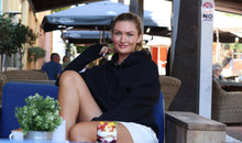 Load image into Gallery viewer, Unisex Black Chakra Hoodie