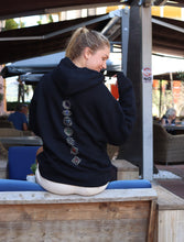 Load image into Gallery viewer, Unisex Black Chakra Hoodie