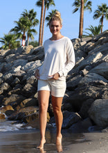 Load image into Gallery viewer, Ladies Cream Chakra Round Neck