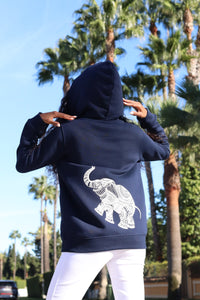 Unisex Ganesh Zip Up Hoodie