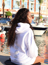 Load image into Gallery viewer, Unisex Mandala White Hoodie
