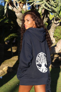 Unisex Navy Tree Of Life Hoodie