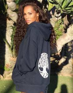 Unisex Navy Tree Of Life Hoodie