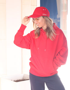 Unisex Red Namaste Hoodie