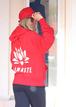 Load image into Gallery viewer, Unisex Red Namaste Hoodie
