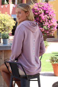 Unisex Vintage Lilac Hoodie