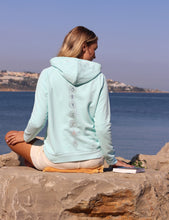 Load image into Gallery viewer, Ladies Caribbean Blue Chakra Hoodie
